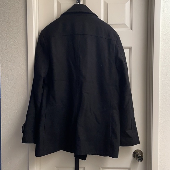 Great condition Large Merona black peacoat - Picture 3 of 6